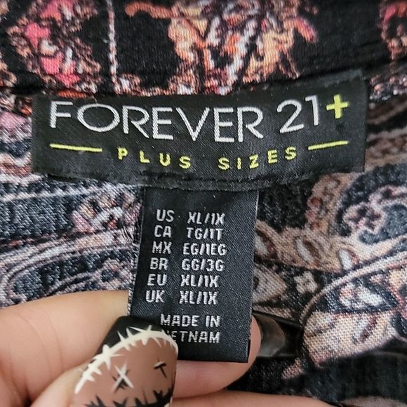 Forever 21 Plus, Kimono/Shawl, 1X - Picture 3 of 4